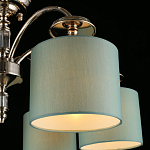 Люстра потолочная Nikoletta с бирюзовым плафоном варинант исполнения - 4 | Loft Concept в Омске