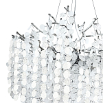 Люстра с круглыми хрустальными подвесками Fairytree Chrome Crystal Branches Chandelier 10 варинант исполнения - 3 | Loft Concept в Омске