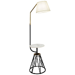 Торшер с абажуром и приставным столом Ottavio Lighting and Furniture Floor Lamp варинант исполнения - 1 | Loft Concept в Омске