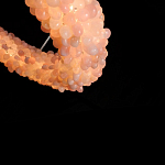 Люстра кольцевая с частичками натурального горного хрусталя Crystal Shimmer варинант исполнения - 4 | Loft Concept в Омске