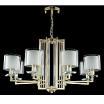 Люстра с 8-ю цилиндрическими плафонами из стекла Laurent варинант исполнения - 3 | Loft Concept в Омске