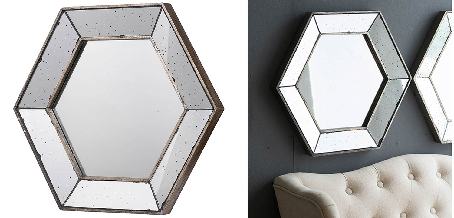 Зеркало Hexagonal Mirror Зеркало Hexagonal Mirror - Loft-Concept в Омске