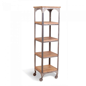 Стеллаж Industrial Metal Rust 5 Layer Corner Shelf