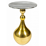 Кофейный столик с мраморной столешницей Sleeve Arabia варинант исполнения - 1 | Loft Concept в Омске