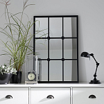 Зеркало-окно Rect Black 90 варинант исполнения - 2 | Loft Concept в Омске