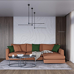 Торшер черного цвета с круглым основанием и вытянутым поворотным плафоном Trumpet tube варинант исполнения - 4 | Loft Concept в Омске