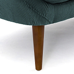 Трехместный диван с обивкой из велюра Belanger Sofa варинант исполнения - 5 | Loft Concept в Омске