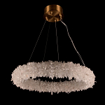 Люстра круглая с натуральным горным хрусталем Crystal Shimmer варинант исполнения - 3 | Loft Concept в Омске