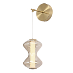 Бра светодиодное с стеклянным волнообразным плафоном Amphora of Light варинант исполнения - 3 | Loft Concept в Омске