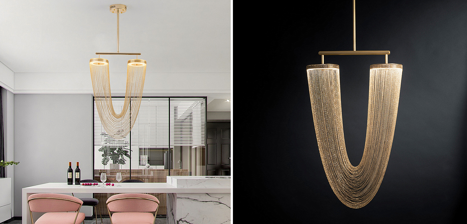 Люстра Otero Gold Larose Guyon Люстра Otero Gold Larose Guyon - Loft-Concept в Омске