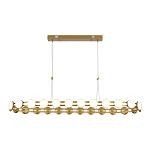 Люстра овальная с круглыми светодиодными источниками света Maxine Light варинант исполнения - 4 | Loft Concept в Омске