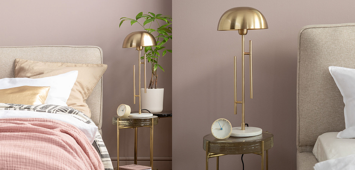 Настольная лампа Geometric Brass Table Lamp Настольная лампа Geometric Brass Table Lamp - Loft-Concept в Омске