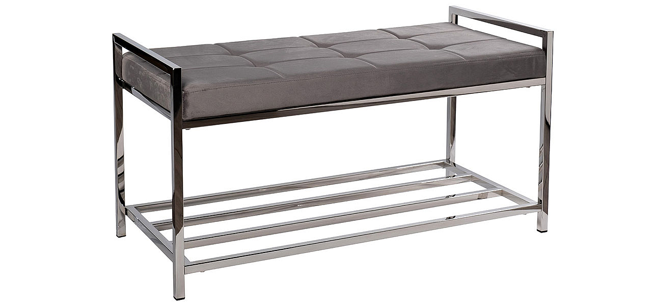 Банкетка Tulum gray Банкетка Tulum gray - Loft-Concept в Омске