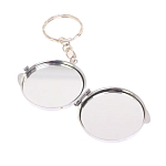 Зеркало брелок карманное двухстороннее из натурального камня Оникс Silver Stone Mirrors варинант исполнения - 6 | Loft Concept в Омске