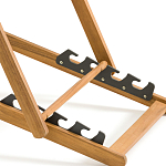 Шезлонг из акации и ткани Argentina варинант исполнения - 9 | Loft Concept в Омске