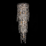 Бра с каскадом из прозрачного хрусталя и корпусом из металла цвета хром Constant Sparks варинант исполнения - 8 | Loft Concept в Омске