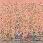 Обои ручная роспись Belvoir Apricot  варинант исполнения - 1 | Loft Concept в Омске