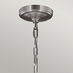 Люстра двухъярусная с белыми матовыми стеклянными плафонами в форме винных бокалов Feiss варинант исполнения - 6 | Loft Concept в Омске