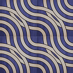 Дизайнерская плитка с узором Круги  варинант исполнения - 1 | Loft Concept в Омске