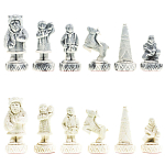 Шахматы Северные народы в ларце из натурального бука Decorative Thematic Chess варинант исполнения - 5 | Loft Concept в Омске