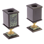 Настольный письменный набор из нефрита на ножках Executive Recruitment варинант исполнения - 3 | Loft Concept в Омске