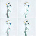 Плитка с узором Ромашки варинант исполнения - 1 | Loft Concept в Омске