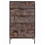 Высокая тумба с выдвижными ящиками Mosaic варинант исполнения - 1 | Loft Concept в Омске