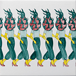 Плитка дизайнерская Фруктовый лес варинант исполнения - 2 | Loft Concept в Омске