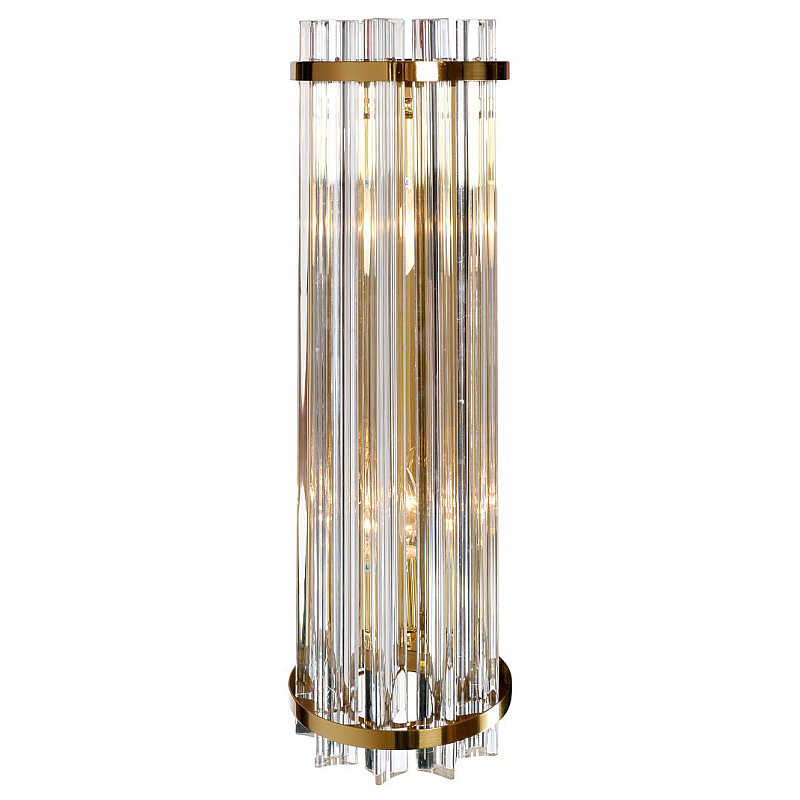 Бра Suspension Glass Cylinders Sconces 55 Глянцевое золото Прозрачный Бра Suspension Glass Cylinders Sconces 55 Глянцевое золото Прозрачный в Омске | Loft Concept