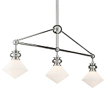 Люстра линейная с ромбовидными плафонами Pointed Diamond Shade варинант исполнения - 2 | Loft Concept в Омске