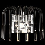 Бра цвета никель с изогнутыми хрустальными элементами Radiant Ribbons варинант исполнения - 1 | Loft Concept в Омске