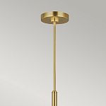 Люстра с 6-ю лампами на тонких изогнутых рожках в современном стиле Feiss варинант исполнения - 3 | Loft Concept в Омске