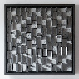 Абстрактное Объемное Панно Industrial panel Travers Coals