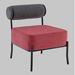 Кресло Ponpoun тёмно-серый бордо варинант исполнения - 1 | Loft Concept в Омске