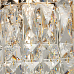 Потолочный светильник круглый с прозрачными подвесками Lunet варинант исполнения - 5 | Loft Concept в Омске