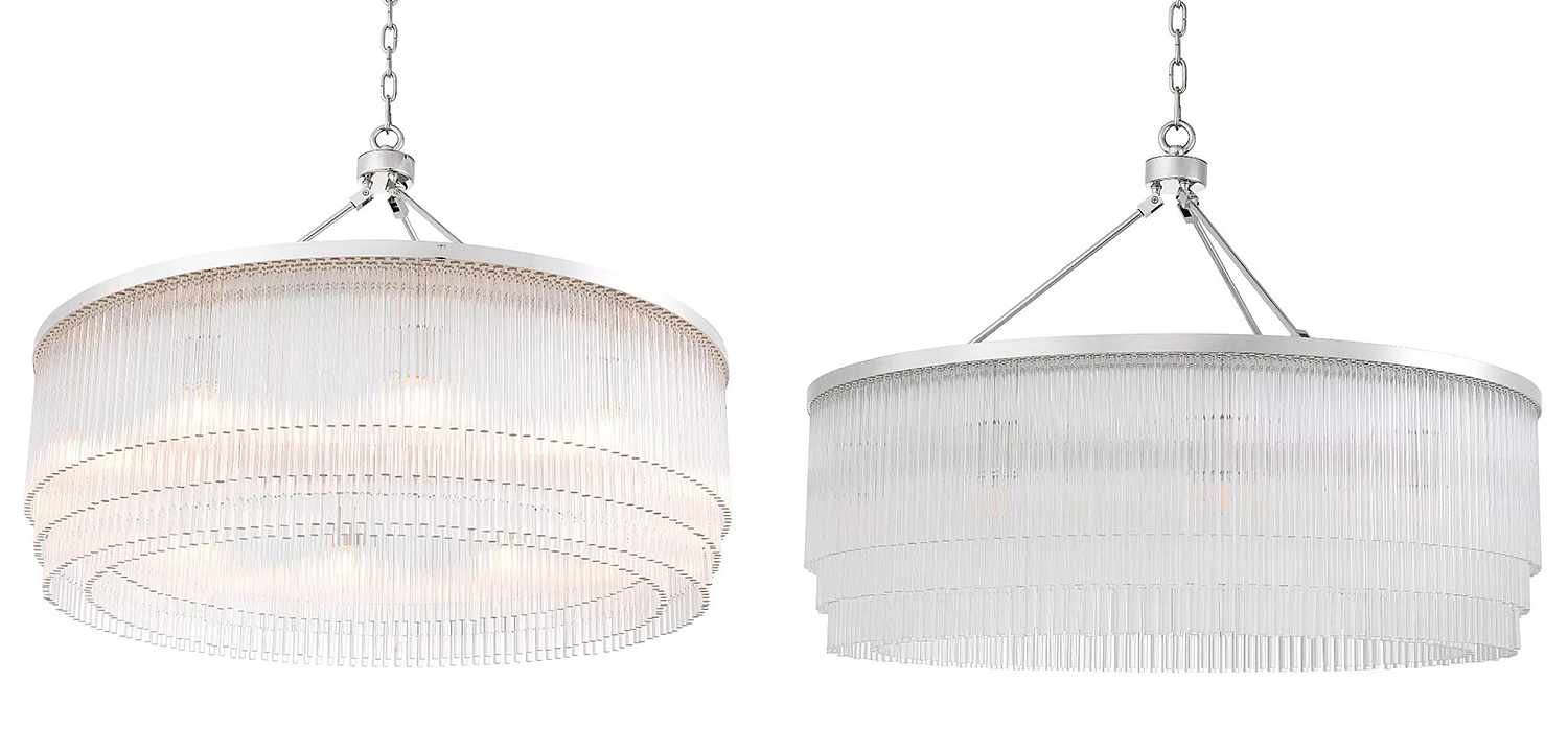 Люстра Eichholtz Chandelier Hector L Nickel Люстра Eichholtz Chandelier Hector L Nickel - Loft-Concept в Омске
