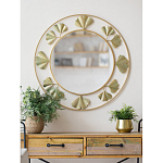 Зеркало настенное в металлическом обрамлении Mirror Golden Portal варинант исполнения - 3 | Loft Concept в Омске