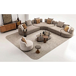 Угловой модульный диван Calypso с поворотным механизмом  варинант исполнения - 12 | Loft Concept в Омске