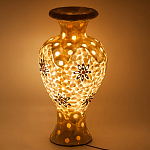 Настольная лампа из перламутра в виде вазы Indonesian Vase варинант исполнения - 2 | Loft Concept в Омске