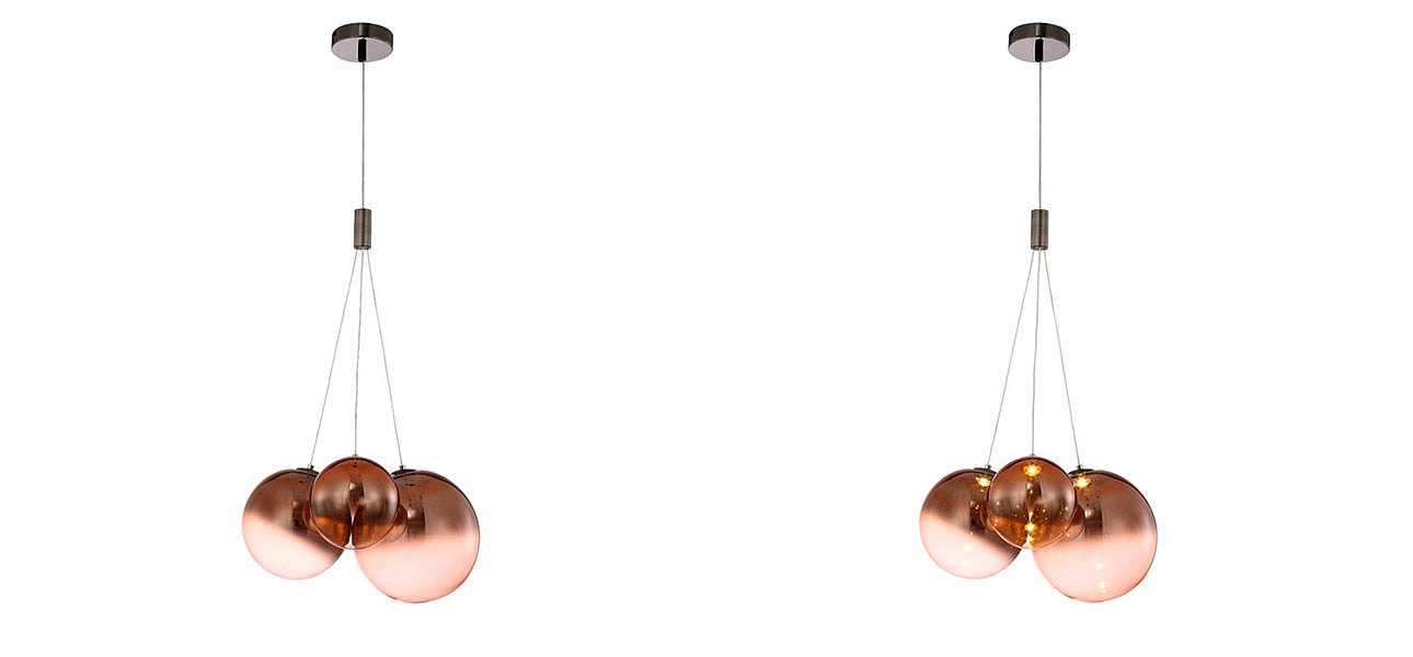 Светильник подвесной медь Balls Lamp Светильник подвесной медь Balls Lamp - Loft-Concept в Омске