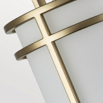 Бра с геометрическим каркасом и матовым белым цилиндрическим плафоном Feiss варинант исполнения - 2 | Loft Concept в Омске