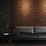 Гипсовая 3D панель с принтографией PM-50 варинант исполнения - 2 | Loft Concept в Омске