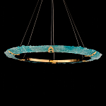 Люстра в форме кольца с цветочным декором Warm Heavenly Light варинант исполнения - 5 | Loft Concept в Омске