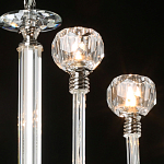 Люстра с 8-ю лампами и гранеными стеклянными плафонами Prism Gala варинант исполнения - 6 | Loft Concept в Омске