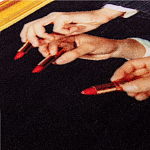 Коврик Seletti Lipstick Black варинант исполнения - 2 | Loft Concept в Омске