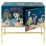 Буфет ручная роспись в морском стиле Cabinet Fondo Marino  варинант исполнения - 3 | Loft Concept в Омске