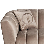 Диван трехместный велюровый серый Island of Comfort варинант исполнения - 2 | Loft Concept в Омске