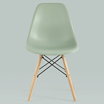 Пластиковый стул на ножках из массива бука Eames Mint варинант исполнения - 3 | Loft Concept в Омске