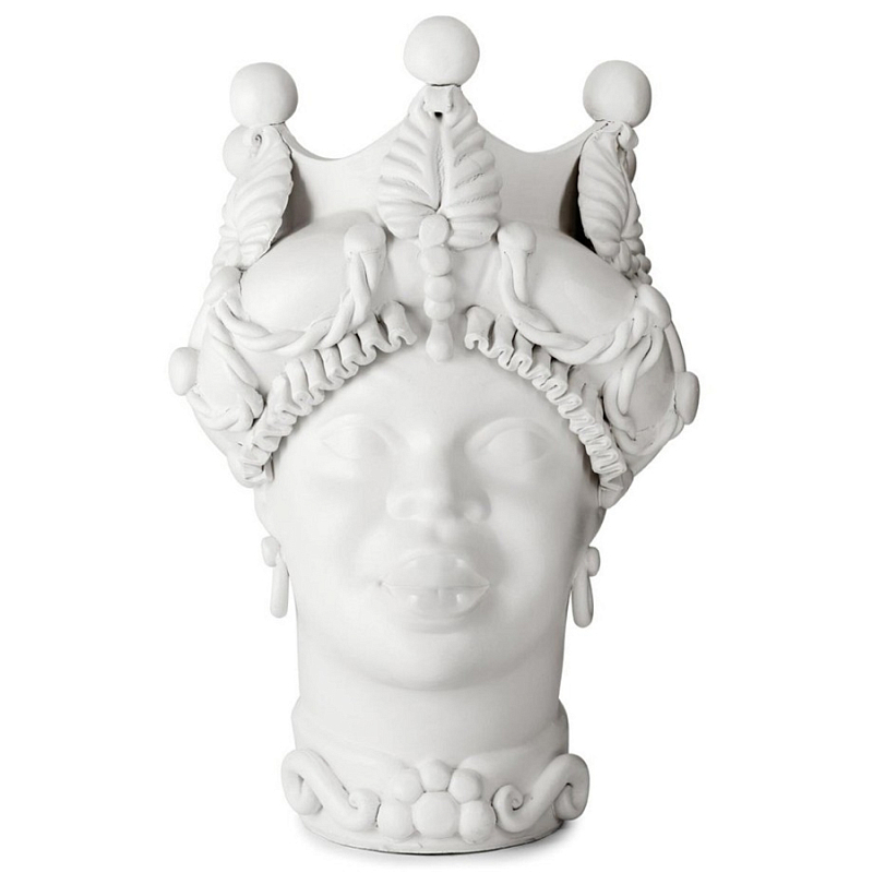 Ваза Vase Moro Lady Baroque White Matt Белый Ваза Vase Moro Lady Baroque White Matt Белый в Омске | Loft Concept