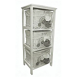 Стеллаж для детской с животными с плетенными корзинами Cute Elephant варинант исполнения - 2 | Loft Concept в Омске